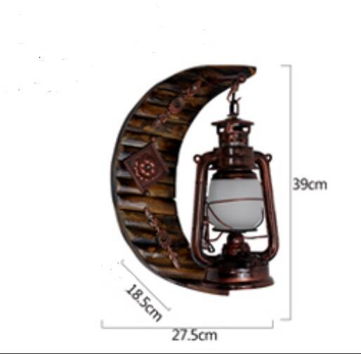 vintage looking lantern wall lamp