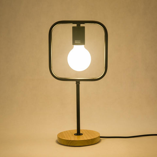 Simple geometric table lamp