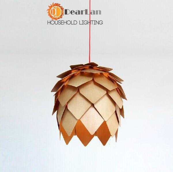 Modern Wooden Art Pendant Light  - 3 sizes