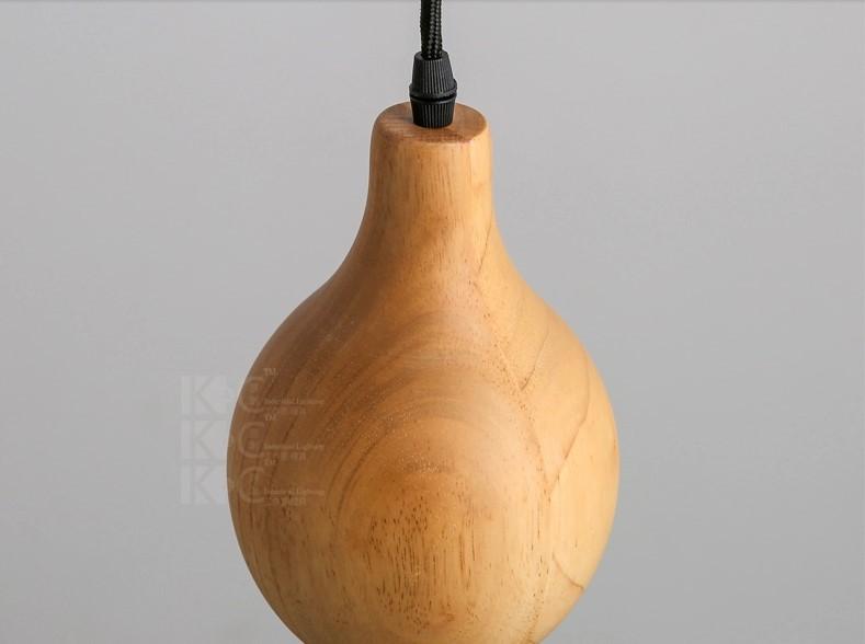 Moder wooden pendant and LED light