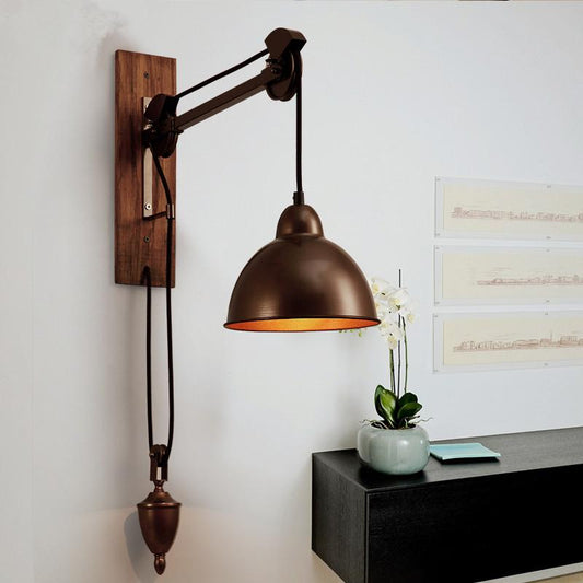 Industrial Retro Wall Lamp with weight