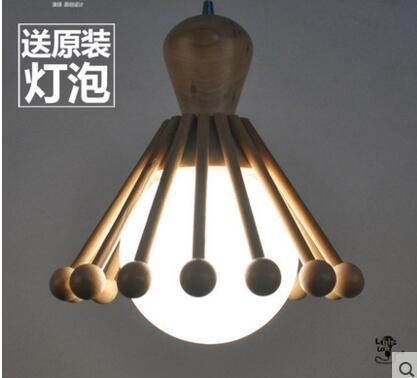 Retro wooden Pendant light