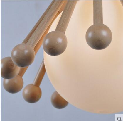 Retro wooden Pendant light