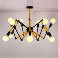 Wooden spider LED Pendant Lamp