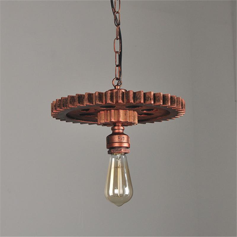 Gear pendant light