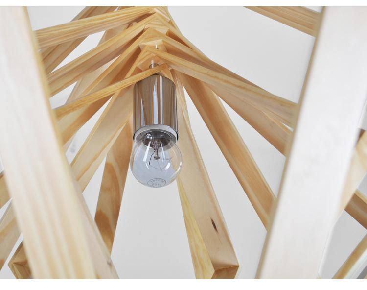 Layered Wood pendant light