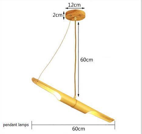 Japanese bamboo wall lamp Modern Wall LampsLED lamp Original antique teahouse restaurant Aisle pendant light ZA627 ZL124