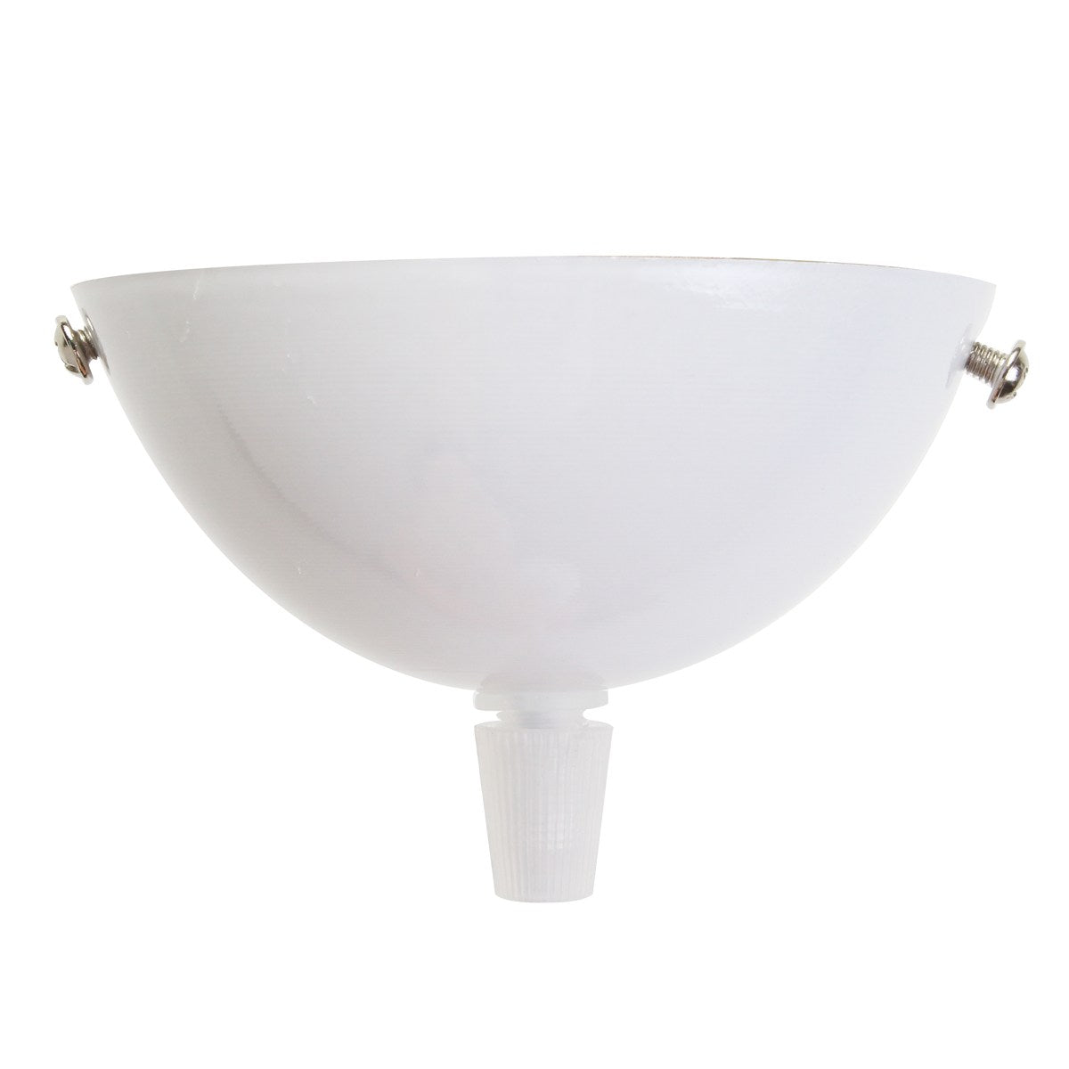 White and cooper pendant light