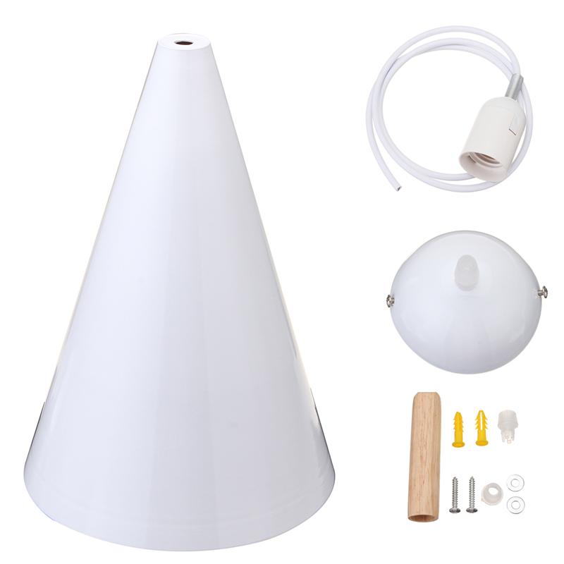 White and cooper pendant light