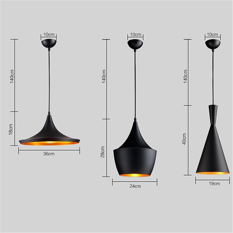 Black and cooper pendant light