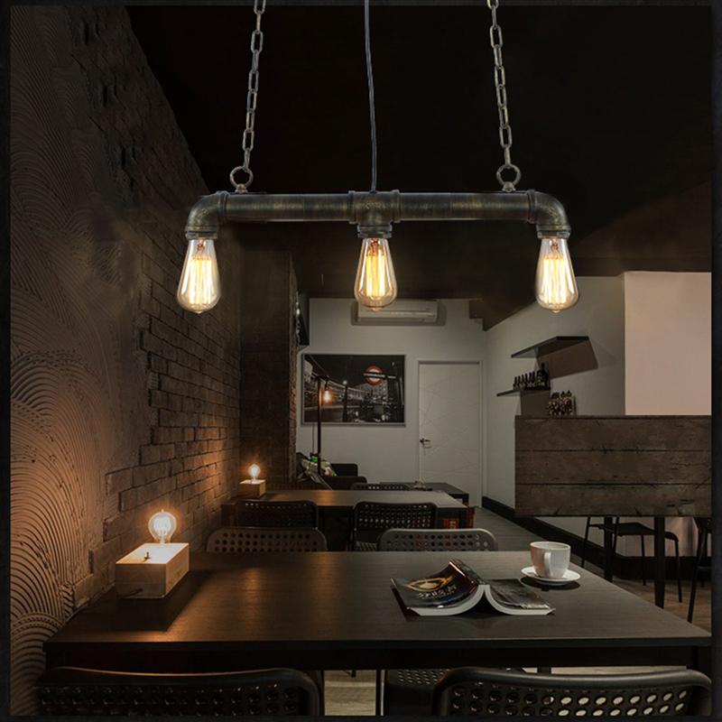 Water Pipe Industrial Pendant Lamp